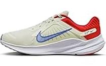 NIKE Quest 5-SEA Mens Running Shoes, Glass/Blue Joy-University RED-WHITE-DD0204-009-11