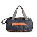 Nivia New Round Gym Bags/Adjustable Shoulder Bag for Men/Duffle Gym Bags for Men/Fitness Bag/Carry Bags/Sports & Travel Bag/Sports Kit/Duffle Bags Travel (Navy)