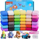Air Dry Clay, 36 Colors Magic Foam DIY Molding Clay for Slime add ins & Slime...