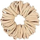 AIWOQI Rubber Bands Size #64 Elastic Rubber Band About 120 Rubber Bands for Office Supply File Folders Litter Box Rubber Bands Light brown
