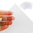 BANLTRE 12 Pieces 6 mil Blank Template Material Stencils Mylar for Cutting Paper Clear Transparency Sheet 12 × 12 inch (12-6 mil)