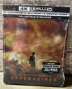 Oppenheimer 4K UHD + Blu-Ray - Digital - Steelbook Coleccionable Walmart Sellado