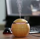 Gripex Humidifier For Room wooden Cool Mist Humidifiers Essential Oil Diffuser Aroma Air Humidifier with Colorful Change for Car, Office, Babies (wood)
