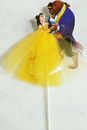 BEAUTY & THE BEAST CAKE TOPPER BELLE PRINCESS TULLE DRESS PARTY SUPPLIES