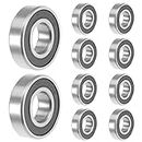 10pcs 6900-2RS 10 mm x 22 mm x 6 mm Ball Bearings Rubber Seal Deep Groove double shielded Ball Bearing For Skateboarding Inline Skates Roller