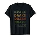 Love Heart Drake Tee Grunge/Vintage-Stil Black Drake T-Shirt