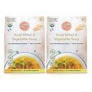 Organic Roots Kodo Millet Soup | Instant Soup Packets | Healthy, Natural | Ready To Cook | Soup Powder | Just add Hot Water | 30Gms (Pack of 2)