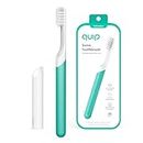 quip Adult Electric Toothbrush - Sonic Toothbrush with Travel Cover & Mirror Mount, Soft Bristles, Timer, and Plastic Handle - Green