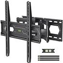 USX MOUNT UL Listed Full Motion TV Wall Mount for Most 32-70 inch TVs up to 110lbs, Wall Mount TV Bracket with Dual Swivel Articulating Arms, Max VESA 400x400mm and 16" Wood Studs, XMM021