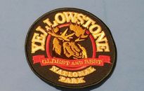 Large Yellowstone National Park Souvenir Patch Oldest and Best Moose