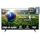 Hisense 55A68N - 55 inch Smart Ultra HD 4K Dolby Vision HDR10 Google TV with Bluetooth, Voice Remote (Canada Model) 2024 New
