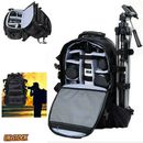 X-Large Capacity Digital Camera Bag SLR DSLR Lens Protect Case Backpack Rucksack