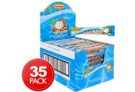 35 Pack Europe Summer Roll Milk Chocolate & Coconut Bars Pantry Kid Treats 40g