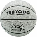 Basketball Indoor Outdoor YANYODO Professional PU Leather In Grey (29.5") Size 7
