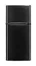 THOMSON TFR469 Apartment Size Refrigerator with Top Freezer-2 Door Fridge with Storage Capacity, Adjustable Spill-Proof Shelves, Door & Crisper Bins, Gunmetal, 4.5 CU FT, Black