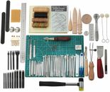 Leather Craft Tools, Hand Sewing Stitching Leather DIY Stamping Working Kit Set