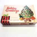 Vtg Brachs Chocolate Candy Box Empty Holiday Greetings Christmas Tree 11.25 Long