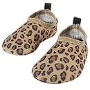 Hudson Baby Unisex-Child Water Shoes for Sports, Yoga, Beach and Outdoors, Baby and Toddler Leopard, 6-12 Months