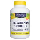 Healthy Origins Vitamine D3 10000 IU, 360 capsules