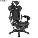 Gaming Chair Desk Chair Sports Seat with Headrest Lumbar Cushion with Footrest
