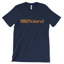 Roland logo T Shirt - Electronic Music Equipment keyboard synth Boss Rhodes