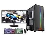 EXZON Gaming Pc Full setup Desktop complete computer system Core I7 3770 |16GB Ram |512GB SSD 500GB 7200 RPM HDD | |Windows 10| GT 4GB 730 DDR5 Graphics Card 800W PSU with 20 inches led Monitor RGB Keyboard RGB Mouse Wi-fi Ready to play