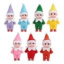 JHBEMAXS Mini Elf Baby Twins Kindness Elves Set Kid Craft Babies Doll Holiday Decoration Accessories Tiny Gift Dolls for Girls Boys Kids Adults (Pack of 7 Pieces)