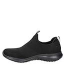 Skechers Women's Ultra Flex - First Take Slip-On Sneaker, Black/Black, US 8