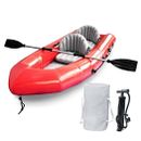 2 Person Inflatable Touring Kayak for Adults, Portable 9.8FT Inflatable Boat 