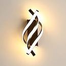 Applique da Parete Interno LED, 22W Creativo Spirale Lampada Moderna per Soggiorno, Camera da letto, Sala da pranzo, Corridoio e Studio
