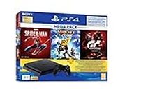 Sony PS4 1TB Slim Bundled with Spider-Man, GT Sport, Ratchet & Clank And PSN 3Month