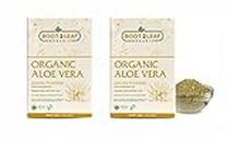 Root2Leaf Organic Aloe Vera Powder (Aloe barbadensis) For Reduces Skin Aging, Acne, Dark Spots & Hair Care Pack Of 2 (227 + 227 GM)