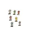 1 inch (2.5cm) Seven Archangels with Cristal Mini Statue Set Angel Figures Weekly Protection