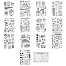 Fancy Girls Silicone Clear Stamps for DIY Scrapbooking Embossing Crafts Cards