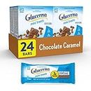 Glucerna Mini Treats, Diabetic Snack Replacement to Support Blood Sugar Management, 80 Calories, Chocolate Caramel, 6-Bar Pack, 24 Count