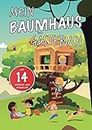 Mein Baumhaus Gästebuch Mit 14 Motiven zum Ausmalen Präsentiert von Ninchy Kids: Vorgefertigte Seiten zum Eintragen für kleine Baumhausbewohner | DIN A4 | Soft Cover (German Edition)