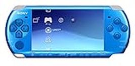 Sony PSP Slim and Lite 3000 Series Handheld Gaming Console with 2 Batteries (Blue)(Renewed)