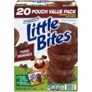 Entenmann’s Little Bites Fudge Brownie Mini Muffins | 1 Pack (20 Pouches Total)
