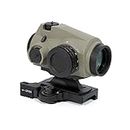 OPTICS Micro RED DOT SIGHT 1x20mm，with 1.57"/1.93"/2.26" Mount，3MOA Compact Reflect Holographic Scope，With Lens Cover (with LaRue LT751 Mount)