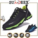 Mens Safety Shoes Work Trainers Womens Steel Toe Cap Lightweight Hiking Boots UK