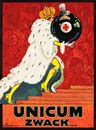 Herbal Liqueur Unicum Vintage Hungary Liquor Poster Giclee Canvas Print 15x20