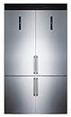 Summit Appliance FFBF181ES2KIT48 48" Wide Bottom Freezer Refrigerator Set; 23.4 cu.ft; Grill Included; Adjustable Glass Shelves; No-frost Operation; Child Lockation; Child Lock