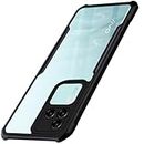 TheGiftKart Shockproof Crystal Clear Back Cover Case for Vivo V30 / V30 Pro 5G | 360 Degree Protection | Protective Design | Transparent Back Cover for Vivo V30 / V30 Pro 5G (PC & TPU, Black Bumper)