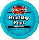 O'Keeffe's Healthy Feet, 91g Jar – Foot Cream for Extremely Dry, Cracked Feet Instantly Boosts Moisture Levels, Creates a Protective Layer & Prevents Moisture Loss