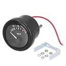 Marine Voltage Gauge 12V 52mm/2.04in IP67 Voltmeter with Indicator Light Universal for Yacht Auto Motor Home