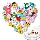 MAYCREATE® 30pcs Clog Slippers Charms Assorted Cartoon Clog Slipper Charms for Girls Rubber Charms for Clogs Slipper Casual Clogs Decoration Charms Fashion Clogs Charms