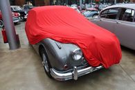Full garage car cover protective blanket indoor red for Jaguar MK2