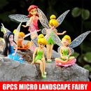 6pcs/Set Miniatures Decor Fairy Flower Garden DIY Ornament Figurine Dollhouse-AU