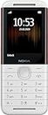 Nokia 5310 Dual SIM Keypad Phone with MP3 Player, Wireless FM Radio and Rear Camera with Flash | White/Red