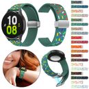Universal 20/22mm Magnetic Silicone Smart Watch Band Sport Wrist Strap Bracelet